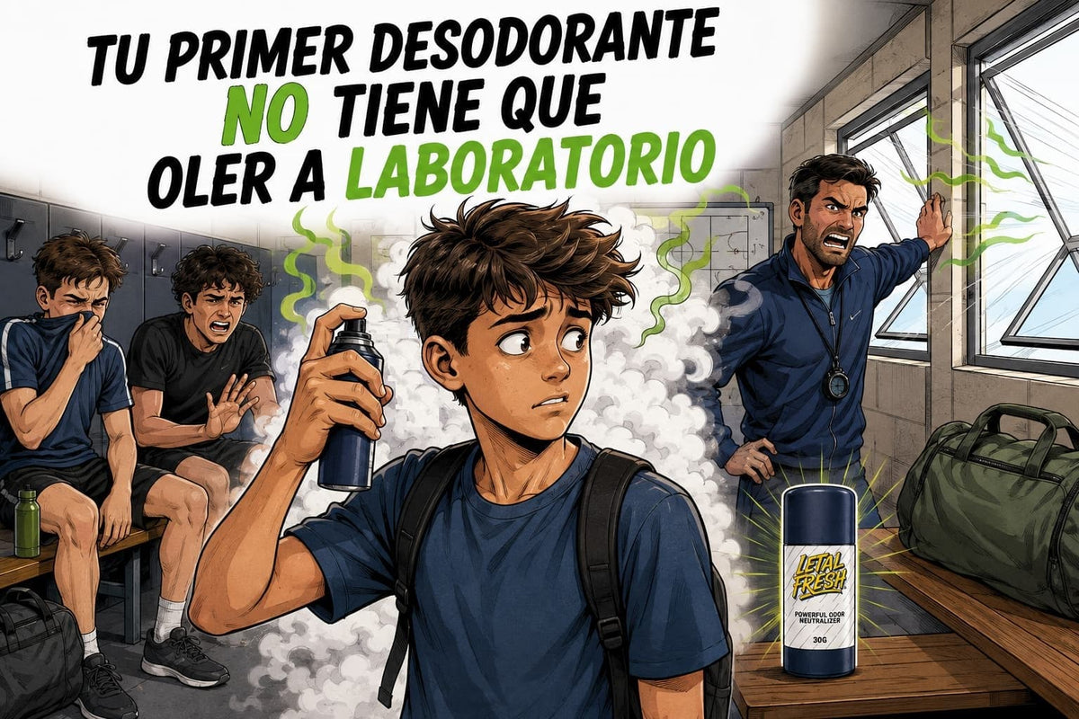 Como elegir primer desodorante adolescentes blog Letal Fresh